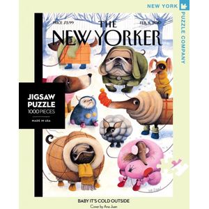 New York Puzzle Company - New Yorker Baby It’s Cold Outside - 1000 stukjes puzzel