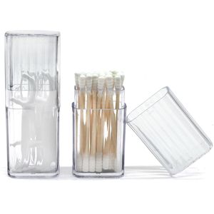 Compacte en Draagbare Organizers voor Diverse Kleine Artikelen, 2 Stuks, Transparant met Stofdicht Deksel