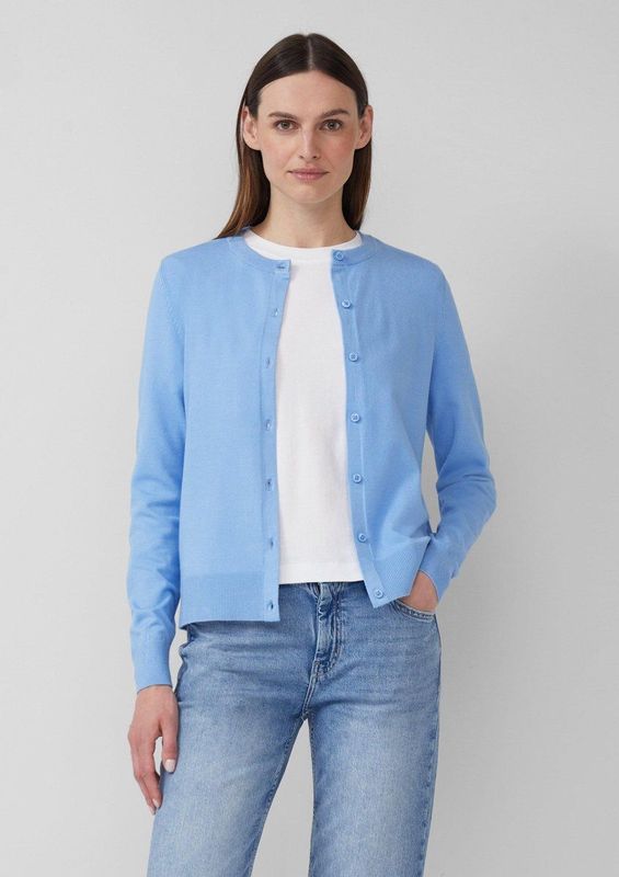 s.Oliver - Gebreid Vest - Lichtblauw