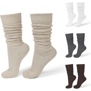 Knie-lange Katoenen Kostuumsokken voor Heren en Dames - Perfect voor Oktoberfest en Feesten - Verpakking van 35 tot 50 Paar