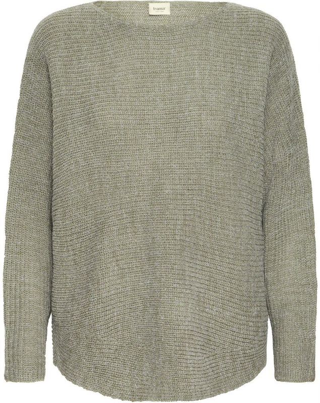 Fransa - FRERETTA - Gebreide Trui - Olijfgroen