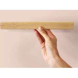 FERFLEX - Magnetische houten wandplank - 30 cm - Wandplank voor foto's - Decoratieve houten wandplank - Zwevende wandplank