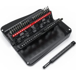 Gereedschapsset, 47-in-1 magnetische fijnmechanicaschroevendraaierset, reparatieset voor verlenggolven voor elektronica, horloge, laptop, iPhone, bril, camera