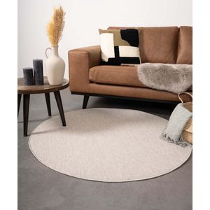 Rond vloerkleed Lush - crème 300 cm rond