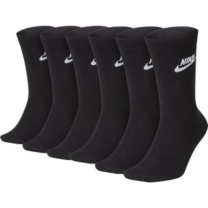 6 paar Nike Sportswear Everyday Essential CREW-sokken DX5025