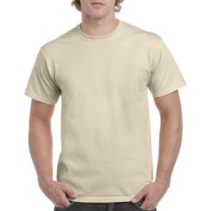 T-shirt met ronde hals 'Heavy Cotton' merk Gildan Sand - S