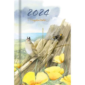 Zak agenda - 2024 - Marjolein Bastin - Vogels - 8x12,2cm