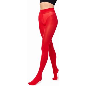 Merry Style Dames Panty - 70 DEN - Medium gloss - Polyamide - SS-Caldo-70 - Rood - XL