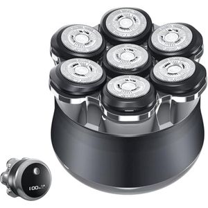 Elektrisch Scheerapparaat voor Kale Hoofden - 7D Waterdicht Scheerapparaat met LED-Display