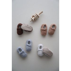 Tinybrands - Slofjes - Tiny Teddy slofje - Baby - Dark Brown 18