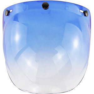 Helm Bubble Shield, Open Helm Vizier Motorhelm Bubble Visor Bubble Shield Motorhelmen Accessoire