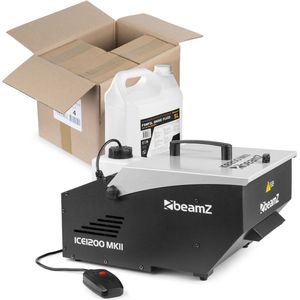 Rookmachine - BeamZ ICE1200 MKII - Low fog machine met 20 liter rookvloeistof - 1200W