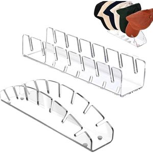 Acryl hoedenstandaarden - baseballpetten transparante cap-houders - hoed-organizer voor 14 petten - honkbalpettendisplay - slaapkamer kast