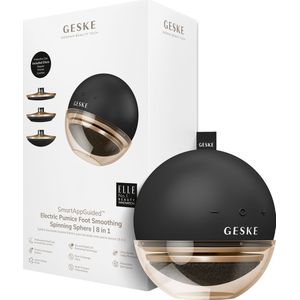 GESKE Electric Pumice Foot Smoothing Spinning Sphere | 8 in 1 | Elektrische Voetvijl & Exfoliator | 3 Puimsteenopzetstukken | Voor Gladde Voeten | Geavanceerde Eeltverwijdering