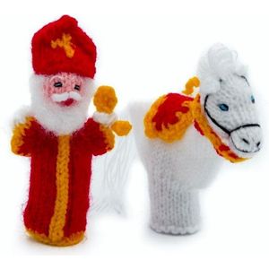 Vingerpop Sinterklaas en het Paard