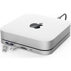 M-TECK Mac Mini Hub Docking Station 1 x HDMI - 1 x Displayport - 3 x USB-A - Micro SD Kaartlezer - M.2 SATA HDD/SSD Behuizing -Geschikt voor M1, M2 en M3.