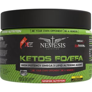 Nemesis Nutrition | Gezondheid | Omega 3 | 180 Gelcaps 1000mg | 60 doseringen |