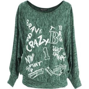 Pullover Losse Pasvorm Dames - Lange Mouwen Shirt