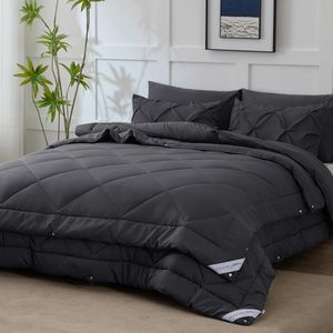 Dekbed 135 x 200 cm 4 Seizoenen 2-delig Grijs - All Season Dekbed 135 x 200 cm 300 g/m² Zomerdekbed 135 x 200 150 gsm = Winterdekbed 450 gsm, Dekbed 200 x 135 cm voor Vier Seizoenen/Zomer/Winter