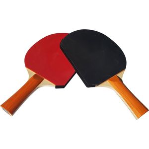 Push-Pong set van 2 schuif tafeltennis bats