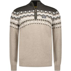 NZA - Ecru - Wollen Half Zip Trui