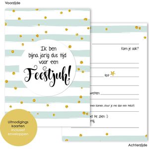 8 uitnodigingen inclusief enveloppen blauw - Uitnodiging verjaardag - feestje - kinderuitnodigingen - uitnodigingskaarten - invulkaarten - Uitnodigingen kinderfeestje - kinderfeestje - uitnodigingen jongen - jongensfeestje