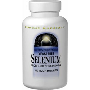 Source Naturals - Selenium 200 mcg (gistvrij) 120 tabletten