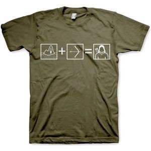 Arrow Riddle T-Shirt Olive-2XL