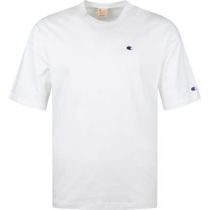 Champion T-Shirt Logo Wit - Maat L - Heren