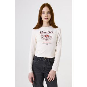 GARCIA - T-shirt - Wit - Meisjes