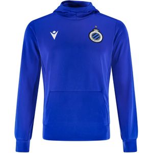 Macron Club Brugge Sweater Hoodie Blauw Senior 2019/2020 - Maat M