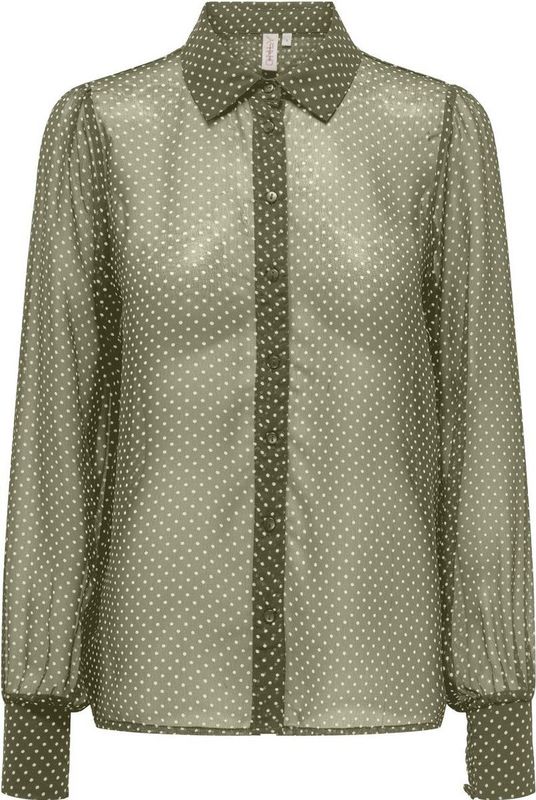 ONLY - ONLISABELLA LS SHIRT WVN - Dames - Blouses