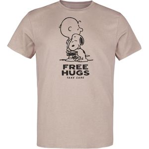 Peanuts Free Hugs Heren T-shirt - meerkleurig - M