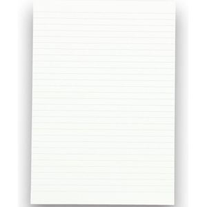 Kantoorpapier A3/ A4, 10 vel, 80 g, Lin21, houtvrij, gelinieerd, gevouwen