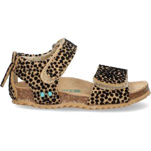 BunniesJR 223426-513 Meisjes Sandalen - Cognac Dots - Imitatieleer - Klittenband