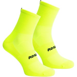 Rogelli Essential 2-pack Fietssokken - Heren - Fluor - Maat 44-47