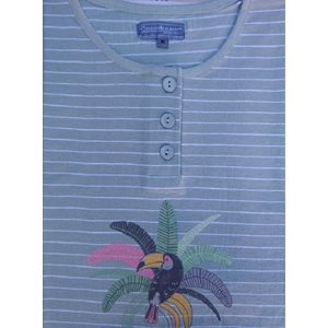 Cocodream dames shortama - maat S - Aloha - groen