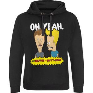Beavis And ButtHead Hoodie/trui -S- Oh Yeah Zwart