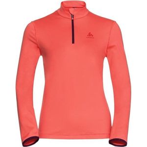 ODLO Alagna Midlayer 1/2 Zip Sporttrui Dames - Hot Coral