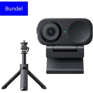 Insta360 Link 2C Stand Bundel - 4K Webcam met AI Facetracking - met Mini 2-in-1 Tripod