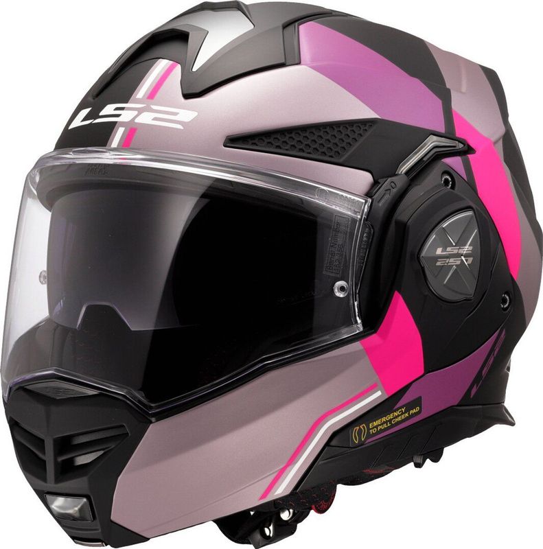 LS2 - FF901 Advant X Ultra - Systeemhelm - Grijs Paars