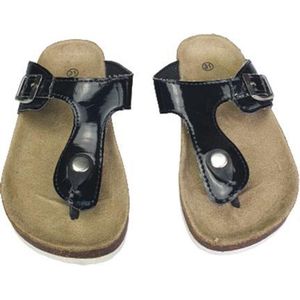 Slipper NATASCHA - Glimmend zwart - Maat 30