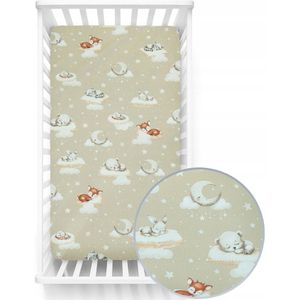 Kerstin Kinderbed Laken 140x70 cm Katoen met Elastiek