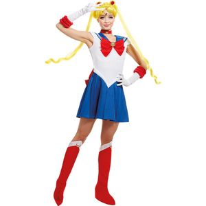 FUNIDELIA Moon kostuum - Sailor Moon voor vrouwen - Maat: M - Blauw