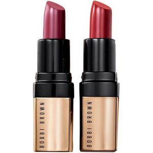 Bobbi Brown Mini Luxe Lip Color – Hibiscus + Parisian Red Set