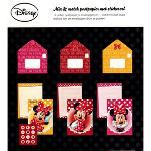 Minnie Mouse 13 Postpapier Setje