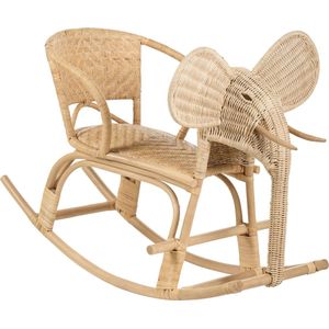 AMPOLLINO - Schommelstoel - Natuurlijk - Rotan