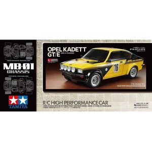 1:10 Tamiya 58729 RC Auto Opel Kadett GT/E - MB-01 Chassis RC Plastic Modelbouwpakket