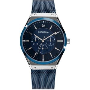 ORPHELIA OR72902 - Horloge - RVS - Blauw - 41 mm