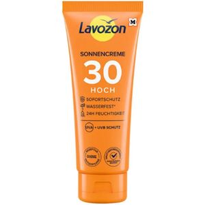 Zonnecrème SPF 30 Hoog - Lavozon | 100 ml - Factor 30 | Waterbestendig - Formule met vitamine E